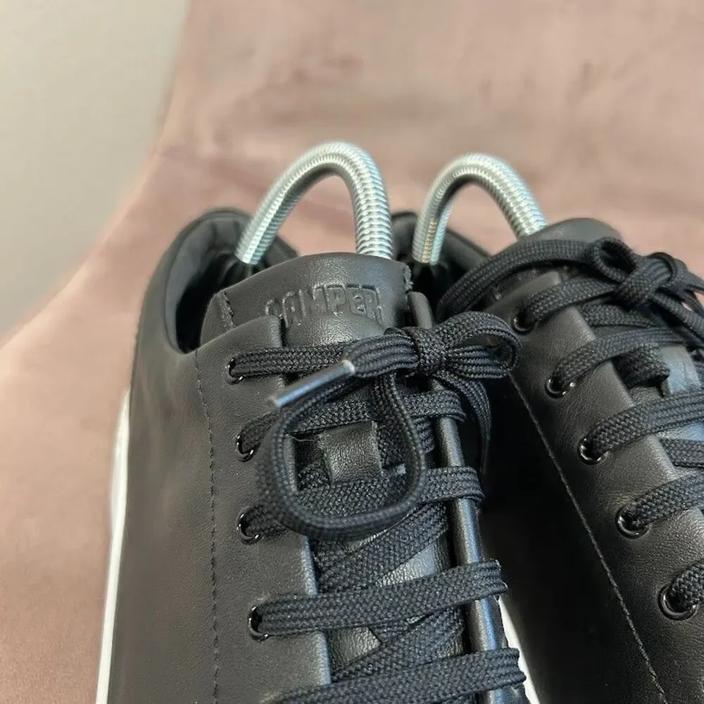 Camper Runner Up Sneakers Womens SZ EU 40 US 9-9.5 Black Leather Lightweight